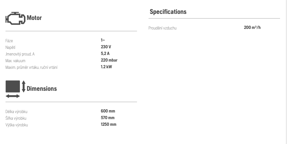 Technické_údaje_sběrač_kalu_Husqvarna_W70